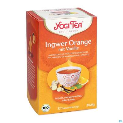 Yogi Tea Bio Ingwer Orange +vanille 17st, A-Nr.: 5750071 - 05