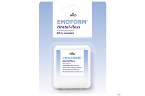 Zahnseide Emoform Dental Floss Unwaxed 50m, A-Nr.: 4124153 - 01