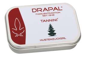 Sie sehen eine Packung DRAPAL® Tannini Hustenzuckerl, Produktbild: 01 DRAPAL® Tannini Hustenzuckerl, A-Nr.: 3381540 - 01