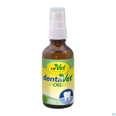 Sie sehen eine Packung Veterinaerprodukte Dentavet Oel 50ml, Produktbild: 01 Veterinaerprodukte Dentavet Oel 50ml, A-Nr.: 5183614 - 01