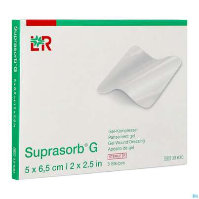 Suprasorb Steril G Gel-kompresse 5x 6,5cm 5st, A-Nr.: 4346132 - 02