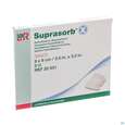 Sie sehen eine Packung Suprasorb/x Hydrobalance Wundverband Kompresse 9x 9cm 5st, Produktbild: 02 Suprasorb/x Hydrobalance Wundverband Kompresse 9x 9cm 5st, A-Nr.: 3065141 - 02