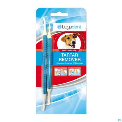 Sie sehen eine Packung Veterinaerprodukte Bogadent Tartar Remover Hund 2st, Produktbild: 01 Veterinaerprodukte Bogadent Tartar Remover Hund 2st, A-Nr.: 4313380 - 01