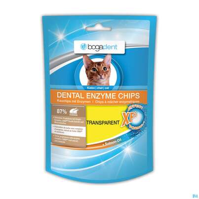 Sie sehen eine Packung Veterinaerprodukte Bogadent/dental Enzyme Chips 50g, Produktbild: 01 Veterinaerprodukte Bogadent/dental Enzyme Chips 50g, A-Nr.: 4313569 - 01