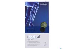 Stuetzstruempfe Belsana/medical/aloe Vera Ad Knie Gr M2 39-41 Marine 2st, A-Nr.: 5226157 - 01