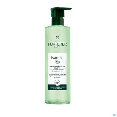 Sie sehen eine Packung Shampoon Furterer/naturia Sanftes Mizellen-shampoo 400ml, Produktbild: 04 Shampoon Furterer/naturia Sanftes Mizellen-shampoo 400ml, A-Nr.: 5669794 - 04