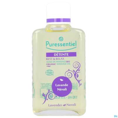 Sie sehen eine Packung Massage Oel Puressentiel Entspannung 100ml, Produktbild: 01 Massage Oel Puressentiel Entspannung 100ml, A-Nr.: 3833930 - 01
