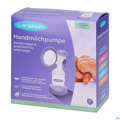 Milchpumpen-u.zubehoer Lansinoh Hand/weithalssystem +2 Flaschen +deckel 1st, A-Nr.: 4279588 - 04