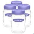 Lansinoh Milchaufbewahrungs- Flaschen Weithalsgewinde Neue Form Stapelbar 4st, A-Nr.: 4275219 - 02
