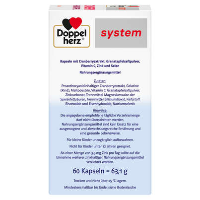 Doppelherz system CRANBERRY + GRANATAPFEL, A-Nr.: 5679404 - 03