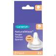 Sie sehen eine Packung Sauger Lansinoh Natural Natuerl.saugmuster Wave Fast Flow Gr L 2st, Produktbild: 02 Sauger Lansinoh Natural Natuerl.saugmuster Wave Fast Flow Gr L 2st, A-Nr.: 4093205 - 02