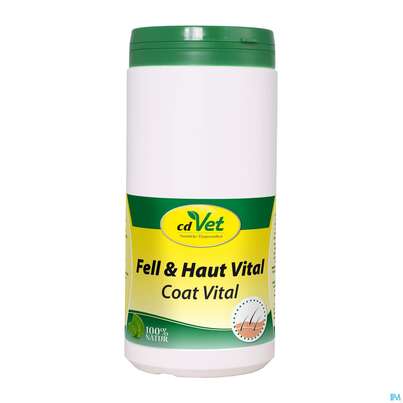 Sie sehen eine Packung Veterinaerprodukte Fell +haut Vital Hund +katze 750g, Produktbild: 01 Veterinaerprodukte Fell +haut Vital Hund +katze 750g, A-Nr.: 3489645 - 01