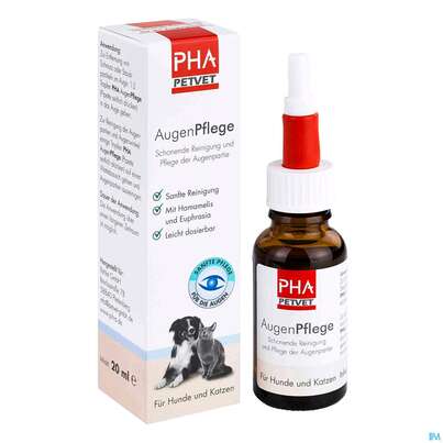 Veterinaerprodukte Pha Augenpflege Hund +katze Lösung 20ml, A-Nr.: 4996798 - 05