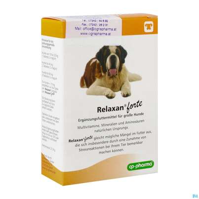 Veterinaerprodukte Relaxan Tabl Forte F Grosse Hunde 30st, A-Nr.: 3966619 - 02