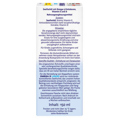 Doppelherz system OMEGA-3 LIQUID Herzfunktion + Immunsystem, A-Nr.: 5677546 - 03