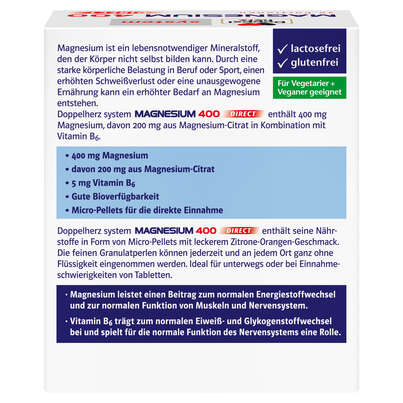 Doppelherz system MAGNESIUM 400 DIRECT Micro-Pellets, A-Nr.: 4842351 - 04