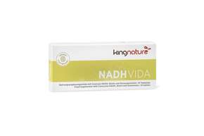 Sie sehen eine Packung KINGNATURE NADH VIDA TBL 10, Produktbild: 01 KINGNATURE NADH VIDA TBL 10, A-Nr.: 5941457 - 01
