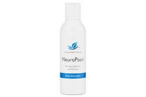 Sie sehen eine Packung NeuroPsori Haarshampoo 150ml, Produktbild: 01 NeuroPsori Haarshampoo 150ml, A-Nr.: 3326972 - 01