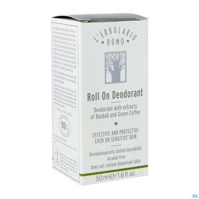 L Erbolario Deo/roll On Alkoholfrei Uomo 062.6 50ml, A-Nr.: 4121350 - 02