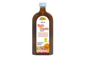 Sie sehen eine Packung Espara Multi-Vitamin Elixier, Produktbild: 01 Espara Multi-Vitamin Elixier, A-Nr.: 4828227 - 01