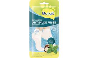 Sie sehen eine Packung Burgit Anti Müde Füße Maske, Produktbild: 01 Burgit Anti Müde Füße Maske, A-Nr.: 5467346 - 01