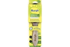 Sie sehen eine Packung Burgit Hornhaut Doppelfeile Holz, Produktbild: 01 Burgit Hornhaut Doppelfeile Holz, A-Nr.: 5664779 - 01