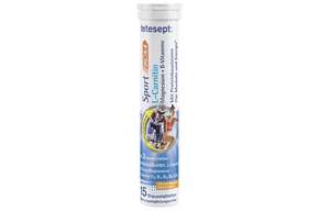 Sie sehen eine Packung Tetesept Sport BCAA Brausetabletten, Produktbild: 01 Tetesept Sport BCAA Brausetabletten, A-Nr.: 5467323 - 01