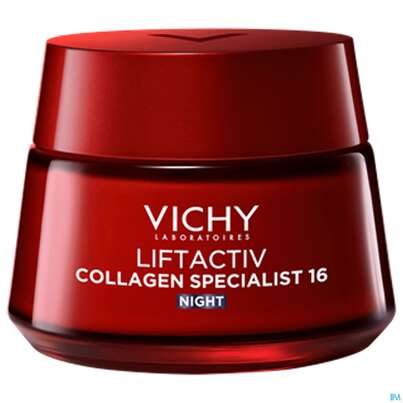 Sie sehen eine Packung Vichy Liftactiv Collagen/specialist Nacht 50ml, Produktbild: 06 Vichy Liftactiv Collagen/specialist Nacht 50ml, A-Nr.: 5344141 - 06