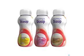 Sie sehen eine Packung Diasip 200ml Sortiert 24st, Produktbild: 01 Diasip 200ml Sortiert 24st, A-Nr.: 3195547 - 01