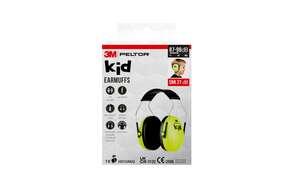 3M™ Peltor™ Kapselgehörschutz für Kinder, Neongrün (87 bis 98 dB), A-Nr.: 5183666 - 01