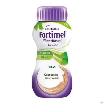 Fortimel/plantbased 200ml Trinknahrung 1,5kcal Cappuccino 24st, A-Nr.: 5699944 - 01