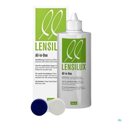 Kontaktlinsen-pflegemittel Lensilux All In One/weiche Linsen Kombilösung+behaelter 360ml, A-Nr.: 3735297 - 02