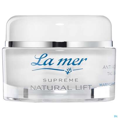 Sie sehen eine Packung La Mer Mit Parfum Supreme Natural Lift Antiage Tagescreme Tiege 50ml, Produktbild: 02 La Mer Mit Parfum Supreme Natural Lift Antiage Tagescreme Tiege 50ml, A-Nr.: 4329671 - 02