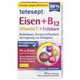 Sie sehen eine Packung tetesept Eisen 14mg +B12+C+Folsäure FTA 30 Stk, Produktbild: 01 tetesept Eisen 14mg +B12+C+Folsäure FTA 30 Stk, A-Nr.: 5601112 - 01