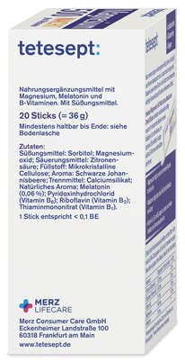 Tetesept Magnesium NACHT Direkt Stick 20ST, A-Nr.: 5882453 - 04