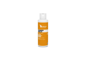 Sie sehen eine Packung Sonnenmilch ultraleicht LSF 50+ 250ml, Produktbild: 01 Sonnenmilch ultraleicht LSF 50+ 250ml, A-Nr.: 8021361 - 01