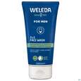 Sie sehen eine Packung Weleda For Men 2in1 Face Wash 100ml, Produktbild: 02 Weleda For Men 2in1 Face Wash 100ml, A-Nr.: 5786838 - 02