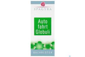 Sie sehen eine Packung Spagyra Globuli Dr.bach Autofahrt 10g, Produktbild: 01 Spagyra Globuli Dr.bach Autofahrt 10g, A-Nr.: 4249311 - 01