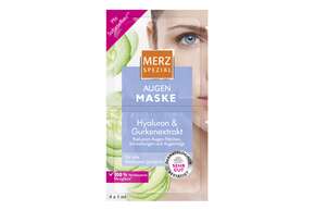 Sie sehen eine Packung Merz Spezial Augen Maske 4 x 1ml, Produktbild: 01 Merz Spezial Augen Maske 4 x 1ml, A-Nr.: 4515959 - 01
