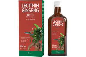Sie sehen eine Packung doc nature‘s LECITHIN GINSENG Tonikum, Produktbild: 01 doc nature‘s LECITHIN GINSENG Tonikum, A-Nr.: 5940564 - 01
