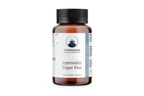 Sie sehen eine Packung STEINMANDL SPERMIDIN SUPER PLUS KPS 30ST, Produktbild: 01 STEINMANDL SPERMIDIN SUPER PLUS KPS 30ST, A-Nr.: 5962471 - 01