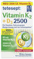 tetesept Vitamin K2+D3 2500 Tabl. 30 Stk., A-Nr.: 5709246 - 01