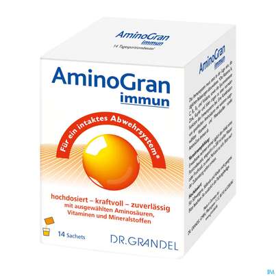 Amino Granulat Immun Briefchen Dr.grandel Nr 2199 14st, A-Nr.: 3403922 - 03