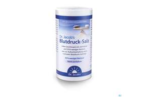 Sie sehen eine Packung Blutdruck Salz Dr.jacobs 250g, Produktbild: 01 Blutdruck Salz Dr.jacobs 250g, A-Nr.: 5106252 - 01