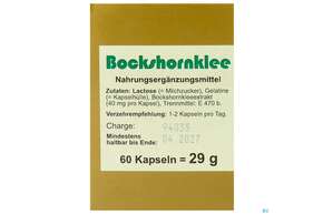Sie sehen eine Packung Bockshornklee Kapseln -fbk Pharma 60st, Produktbild: 01 Bockshornklee Kapseln -fbk Pharma 60st, A-Nr.: 2047276 - 01