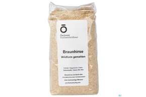 Sie sehen eine Packung Braunhirse Wildform Gemahlen 1kg, Produktbild: 01 Braunhirse Wildform Gemahlen 1kg, A-Nr.: 4900930 - 01
