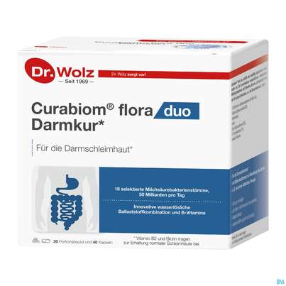 Dr.wolz Curabiom Flora Duo 20 Portionsbtl +40kps 60527 60st, A-Nr.: 5636091 - 02