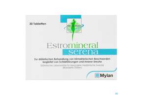 Sie sehen eine Packung Estromineral Serena Tabl 30st, Produktbild: 01 Estromineral Serena Tabl 30st, A-Nr.: 3244518 - 01