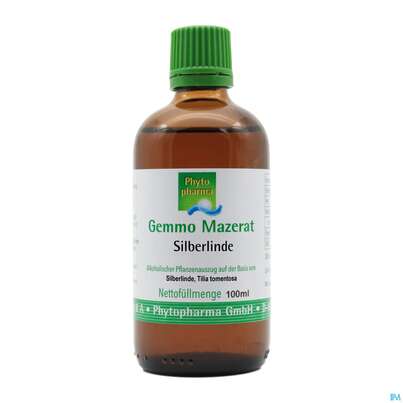 Gemmo Mazerat Silberlinde Tilia Tomentosa Phytopharma 100ml, A-Nr.: 5394498 - 01