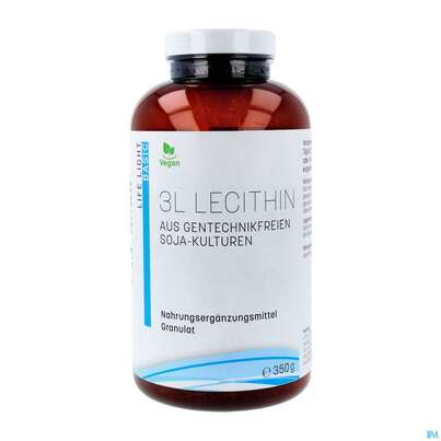 Sie sehen eine Packung Lecithin 3l Granulat Life Light 350g, Produktbild: 04 Lecithin 3l Granulat Life Light 350g, A-Nr.: 2480926 - 04